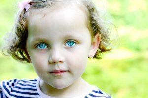 Blue-eyed girl